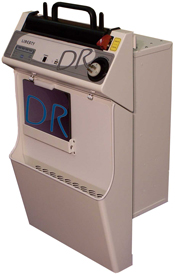 DR Liberty Flat Panel Integration System shown with Carestream product